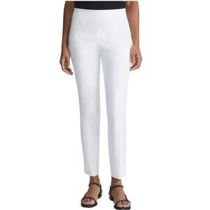 Lafayette 148 New York Stanton Cropped Techno Twill White Pants – Sz 10